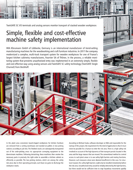 Simple, flexible and cost-effective machine safety implementation