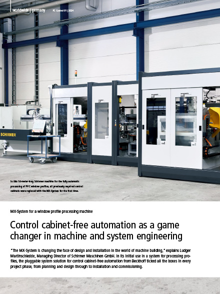 Control cabinet-free automation as a game changer in machine and system engineering