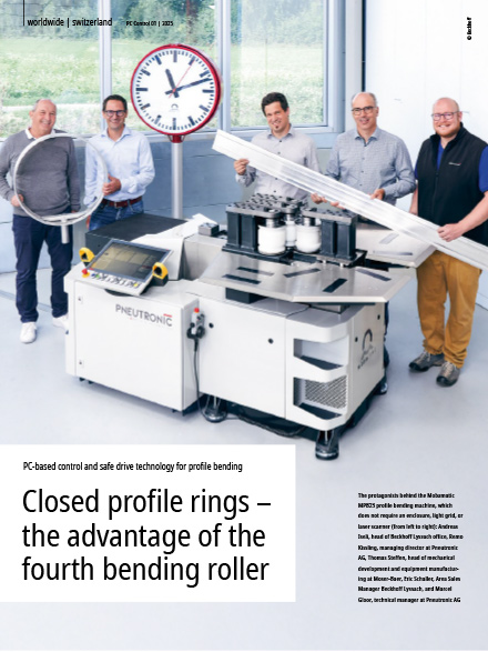 Closed profile rings – the advantage of the fourth bending roller