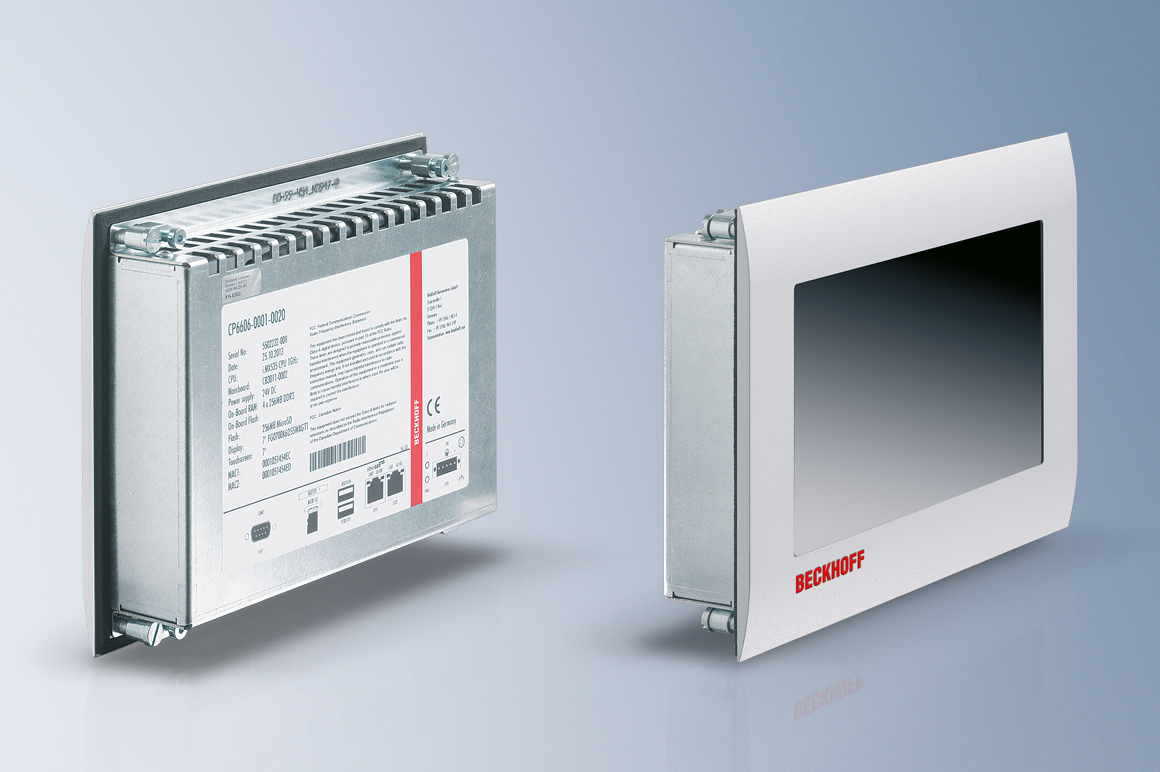 Der kostengünstige Einbau-Panel-PC CP6606 eignet sich zur Steuerung und Visualisierung aller Gebäudefunktionen.