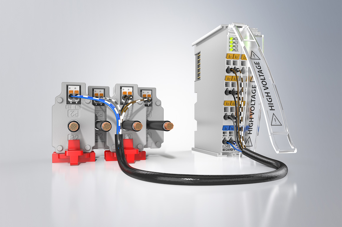 Integrated power and energy measurement technology in the I/O system: an essential part of the continuous energy measurement chain.