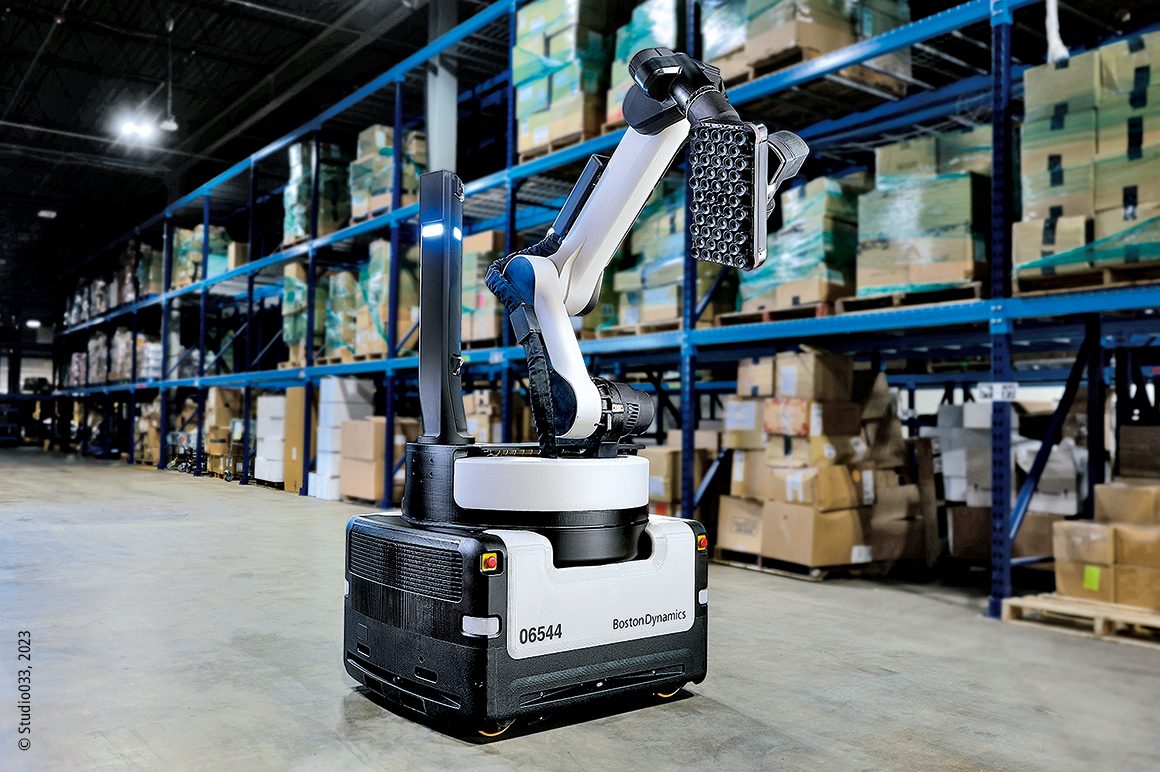 Boston Dynamics designed Stretch® to be an autonomous mobile case-handling solution for unloading applications, with automation and integrated safety technology from Beckhoff.
