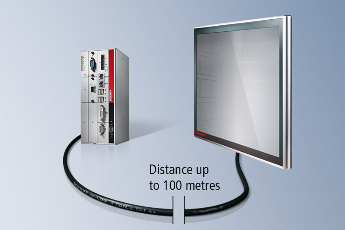 CP-Link 4 – the One Cable Display Link from Beckhoff