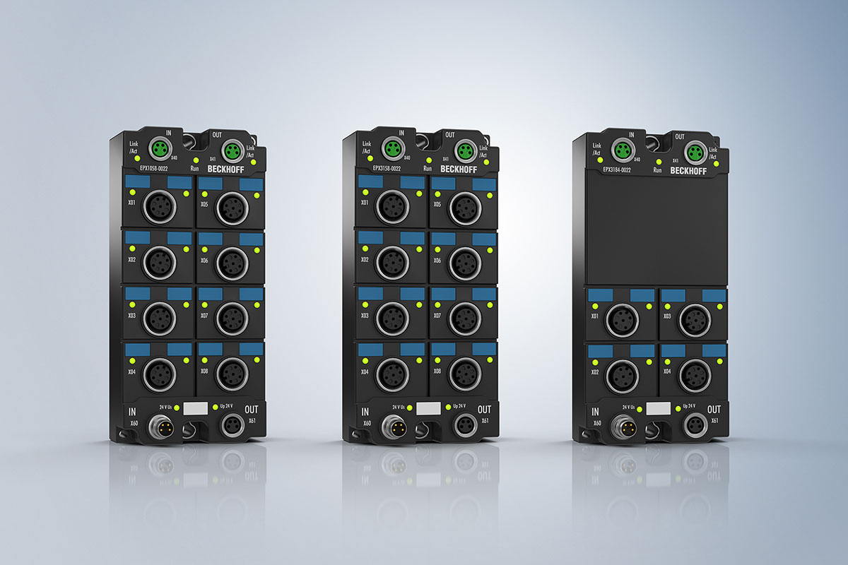 The EPX modules in IP67 are suitable for direct connection of intrinsically safe field devices up to zone 0/20.