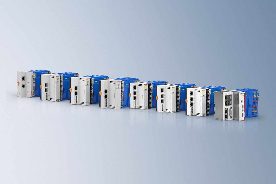 The Beckhoff components support various communication protocols, enabling the integration into all industrial process control systems. The connection can be established either via appropriate fieldbus couplers or via embedded controllers.