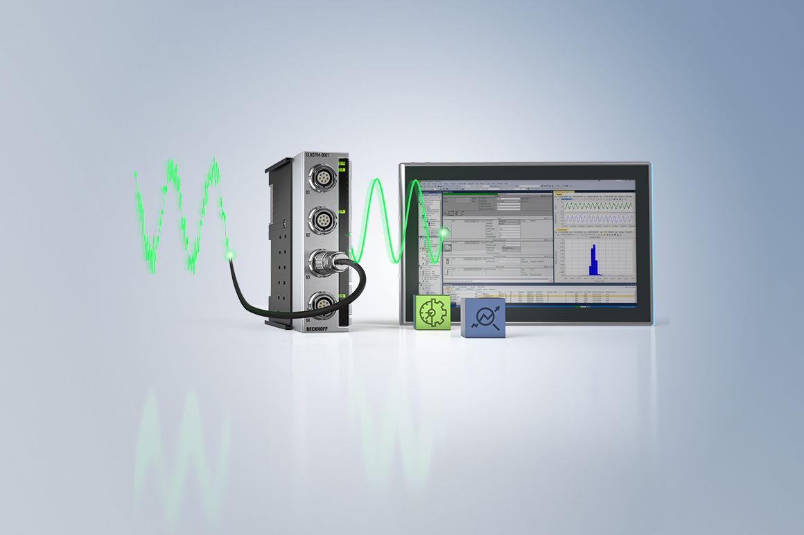 The ELMxxxx EtherCAT measurement terminals are designed for versatile use both in the production industry and on the test bench.