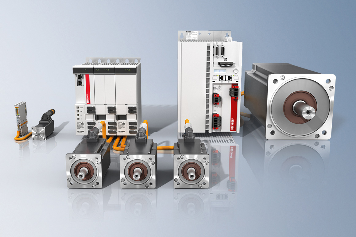 In combination with the Motion Control solutions of the TwinCAT automation software, the Beckhoff drive technology represents a complete drive system for all applications in plastics technology. Due to its scalability, it enables machine manufacturers to design their drive solution to suit the required performance.