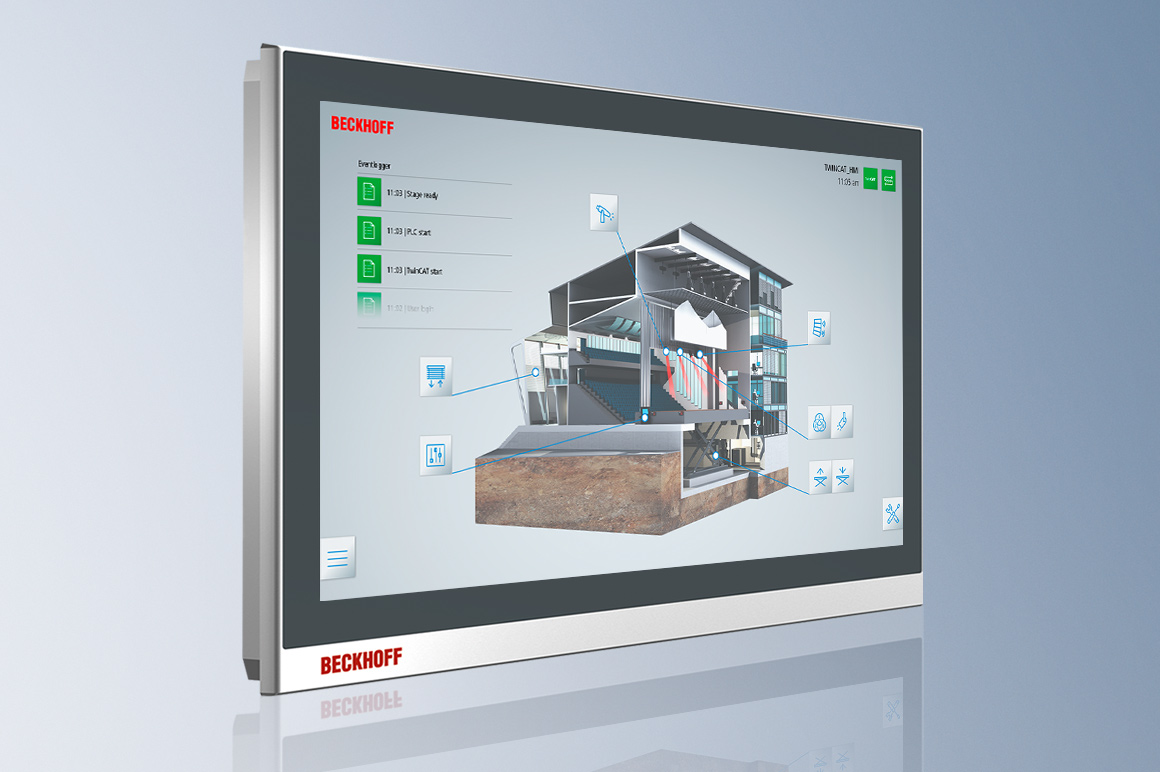 The fast way to a platform-independent user interface: with TwinCAT HMI