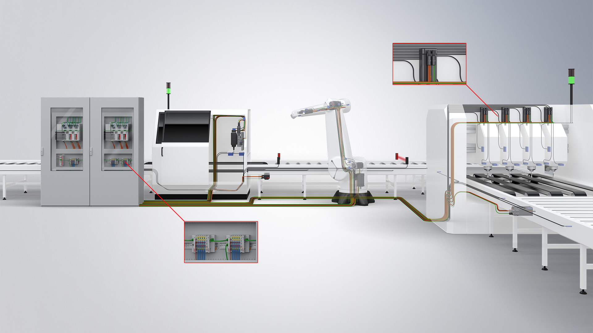 System design with conventional cabling