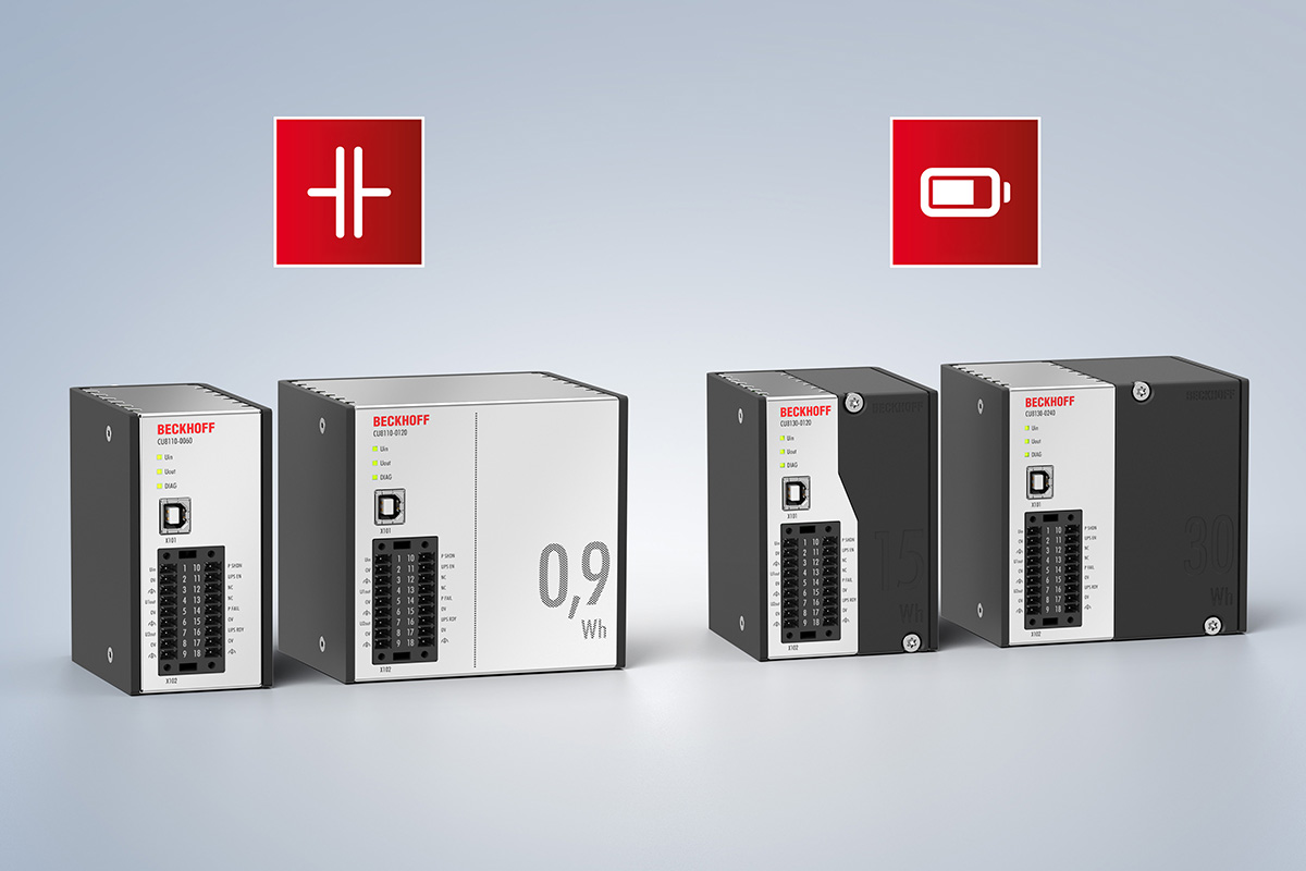 The UPS series offers both capacitive and battery-backed UPS modules.
