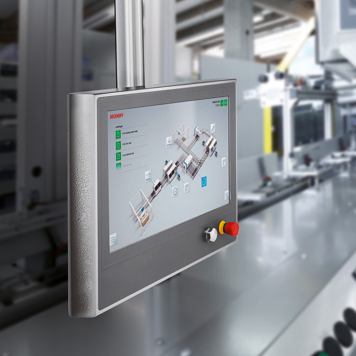 Control Panels in special stainless steel housings are used in the most demanding environments, such as the food, beverage and pharmaceutical industries.