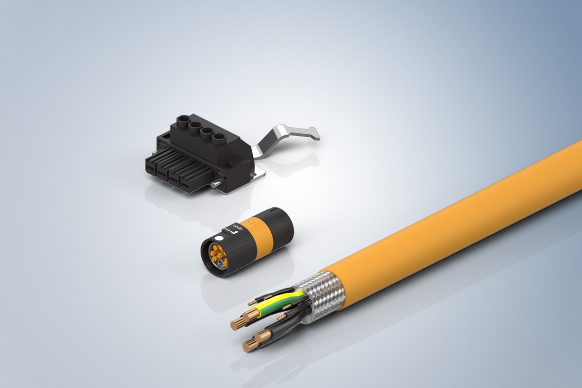 Connectors for field assembly are available in application-specific versions.