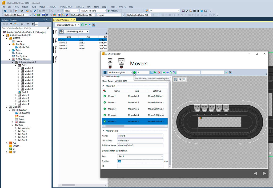 Changing the XTS configuration with the XTS configurator