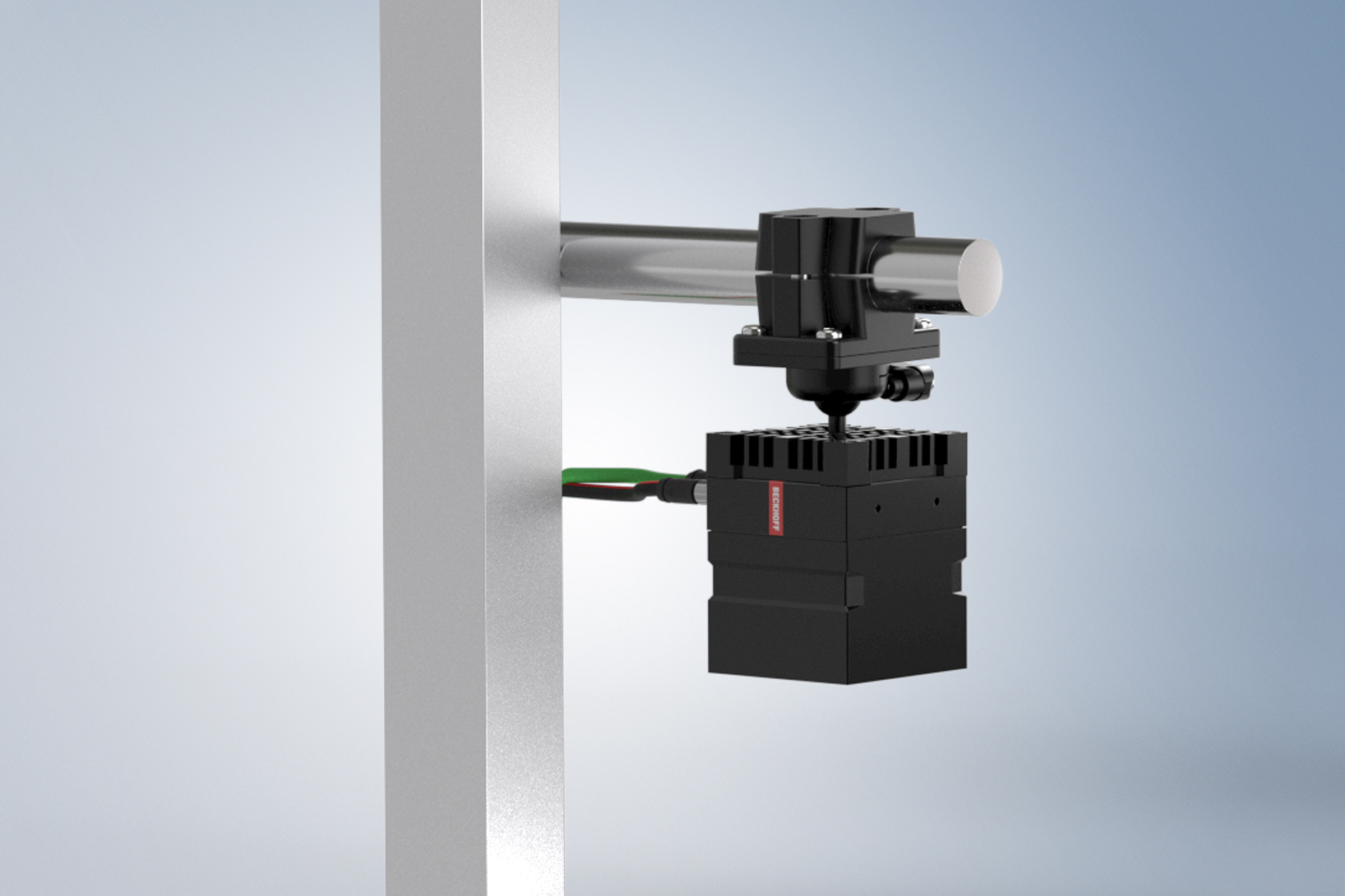 Easy adjustment of the optical axis using the ball head fixture