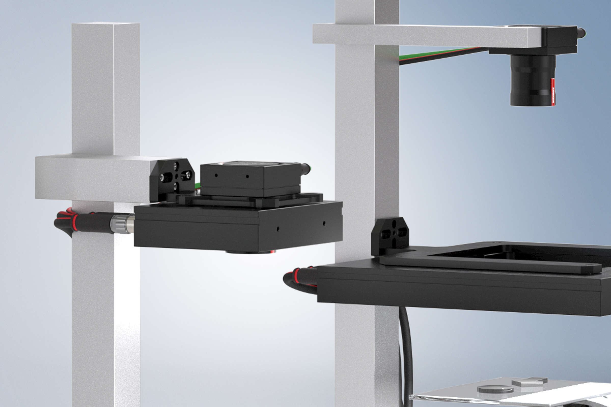 Joint mounting of illumination and camera with accessories