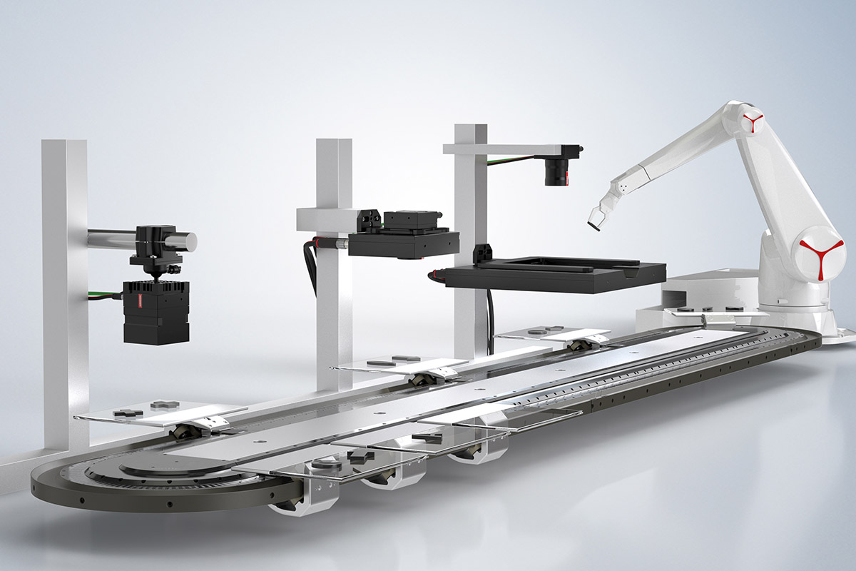 Various mounting options at the machine