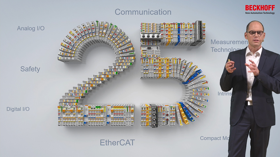 Senior Produktmanager Michael Jost präsentiert flexible I/O-Komponenten als Grundbausteine einer zuverlässigen Sensorik und Kommunikation für Edge Computing und Automatisierung.