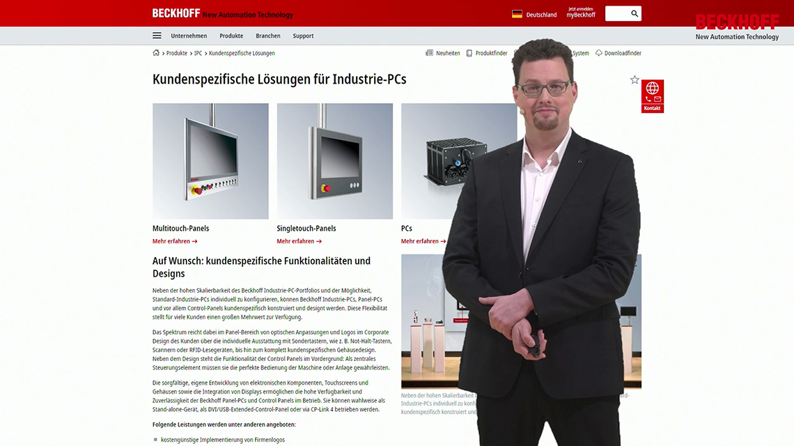 Konfigurieren Sie Ihren individuellen Beckhoff Industrie-PC ab Stückzahl 1. Im Video zeigen wir Ihnen die vielseitigen Möglichkeiten.