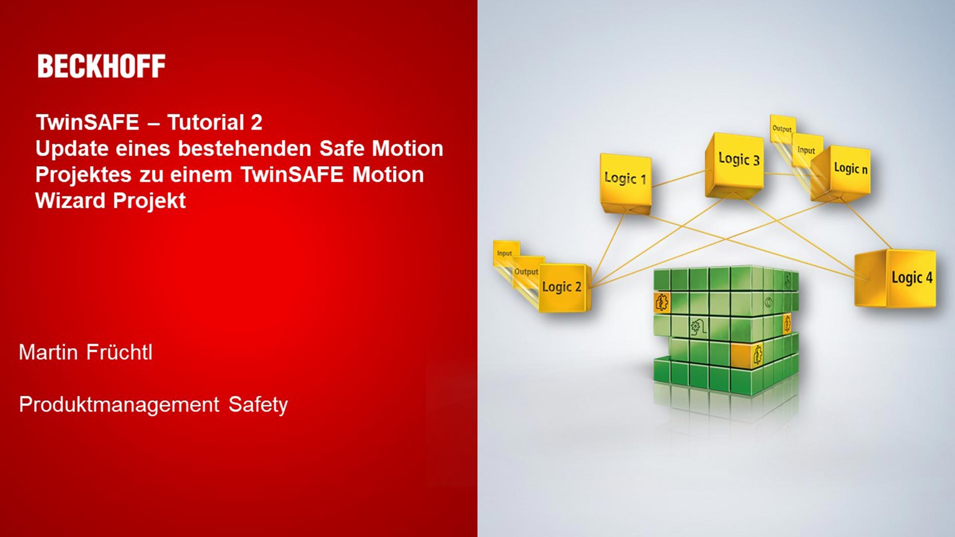 Tutorial 2: Updating existing Safe Motion Project to TwinSAFE Motion Wizard Project