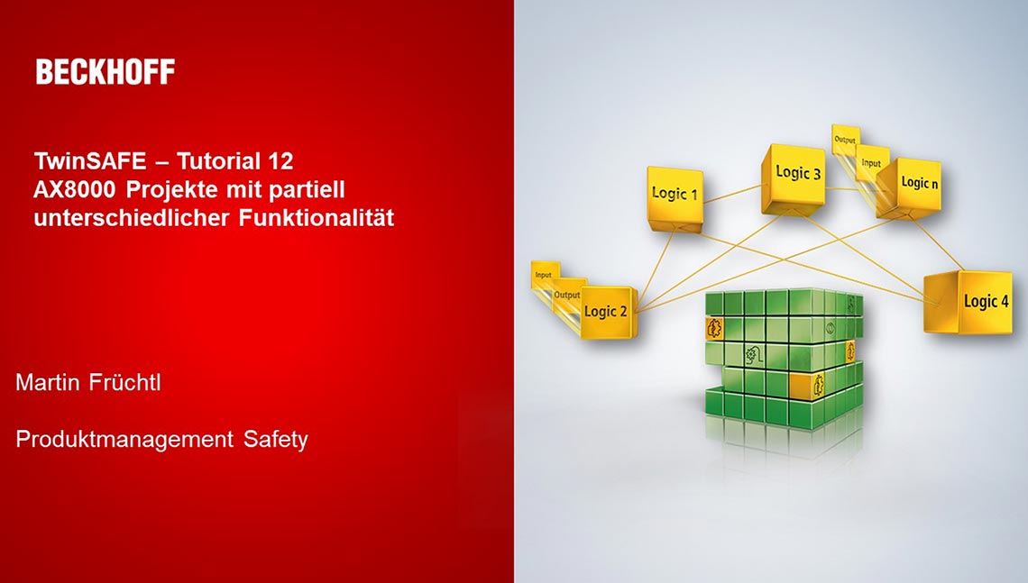 Tutorial 12: AX8000-Projekte mit partiell unterschiedlicher Funktionalität