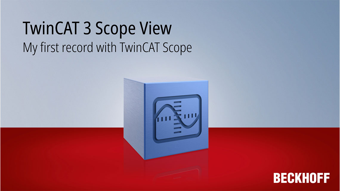 Learn how to make a first recording with TwinCAT Scope.