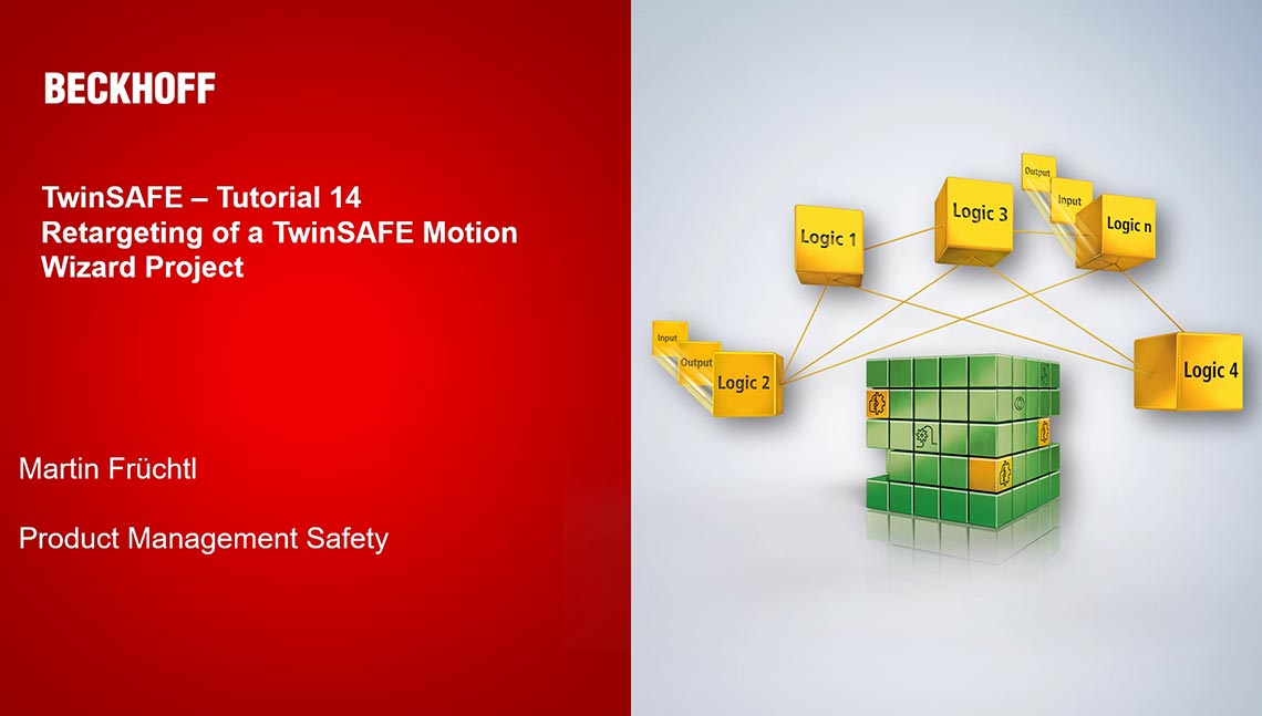 Tutorial 14: Retargeting of a TwinSAFE Motion Wizard Project