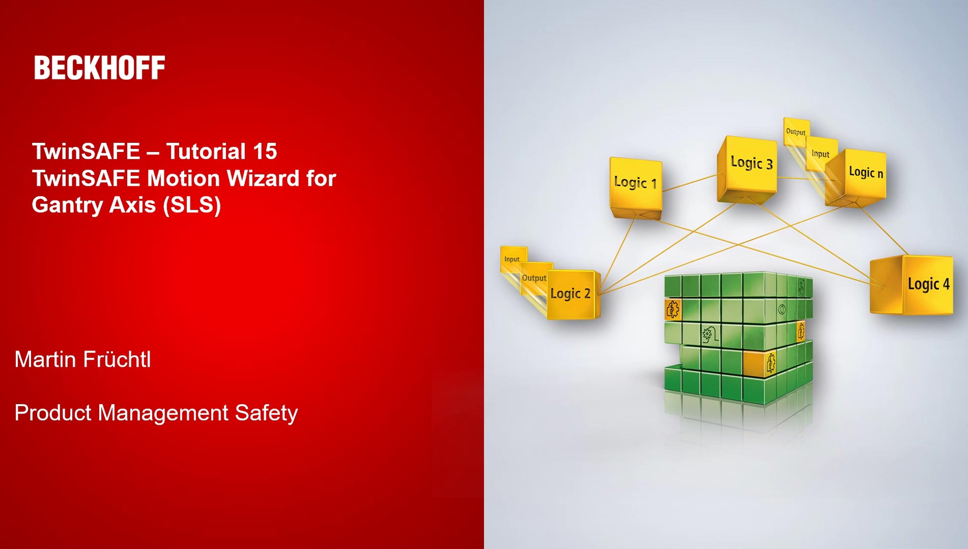 Tutorial 15: TwinSAFE Motion Wizard for Gantry Axis (SLS)