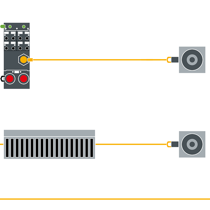 Compact drive technology with OCT