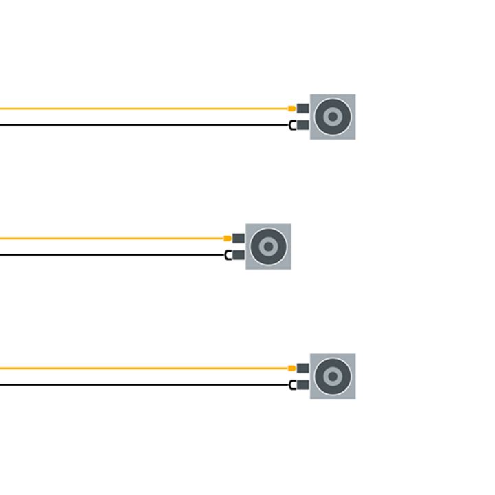 Star topology with One Cable Automation (OCA)